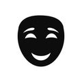 Happy mask icon Ã¢â¬â stock vector